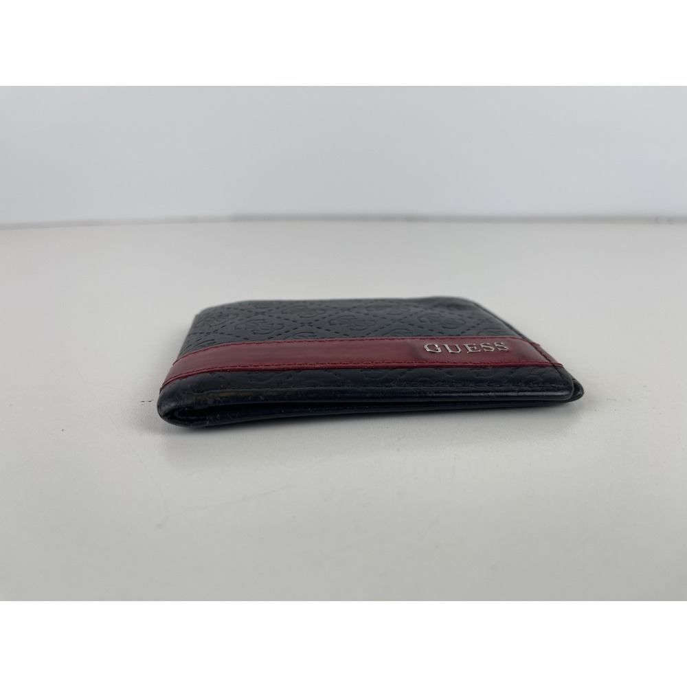 GUESS 31GU13X008 Men Bifold Wallet - Black/Red, used - Picture 5 of 6